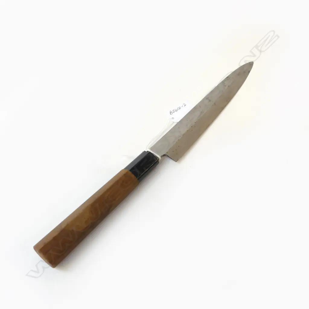 QUALITY VINTAGE JAPANESE CHEF KNIFE, 1960s, handground blade Image 1++