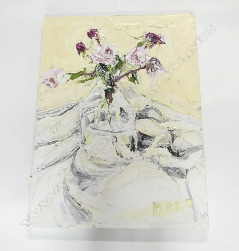 NICK HERD (NZ), UNTITLED STILL LIFE, OIL ON CANVAS 1015x760mm Image 1++