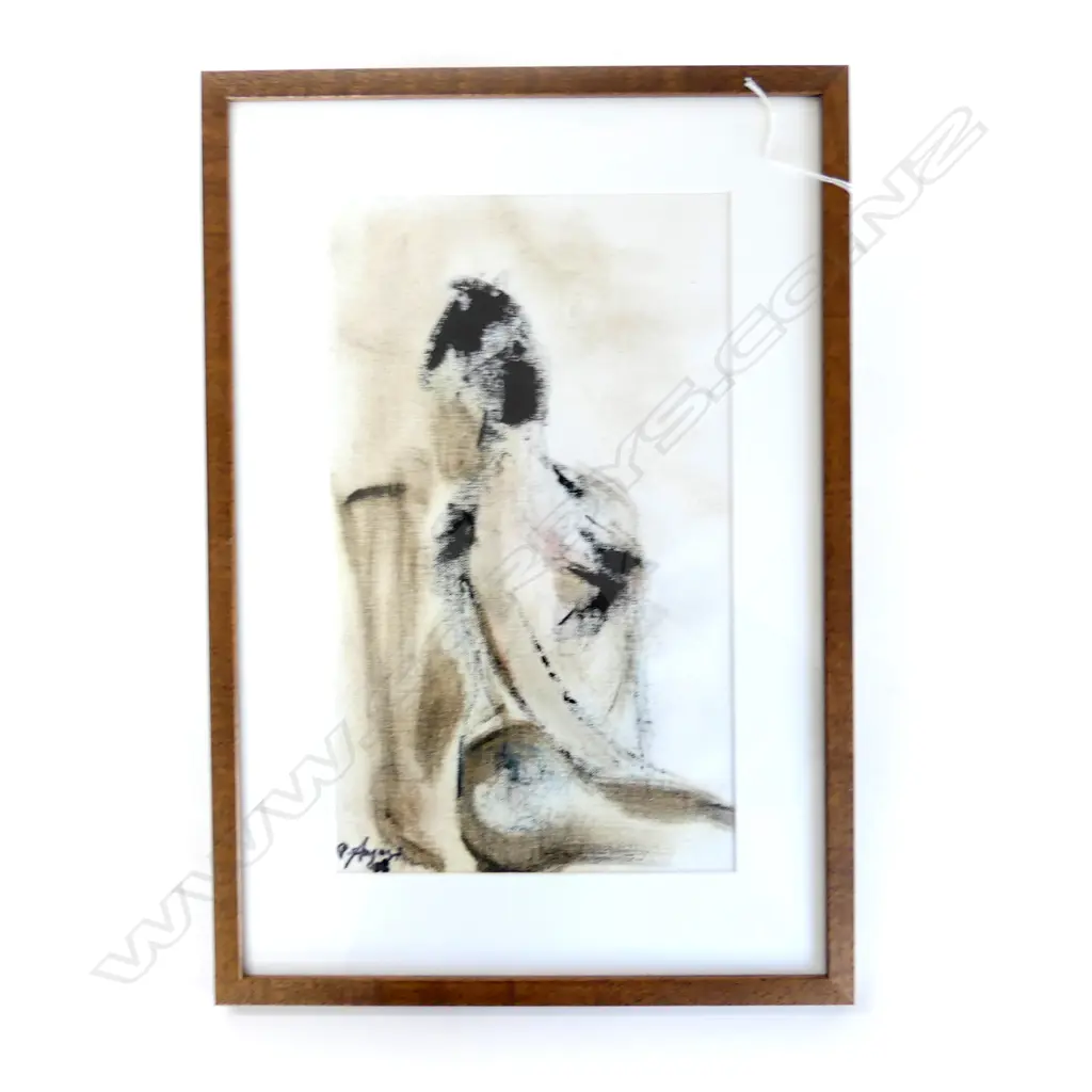 PETER AUGUSTIN 'ELEONORA' ACRYLIC ON FABRIC 405x240mm Image 1++