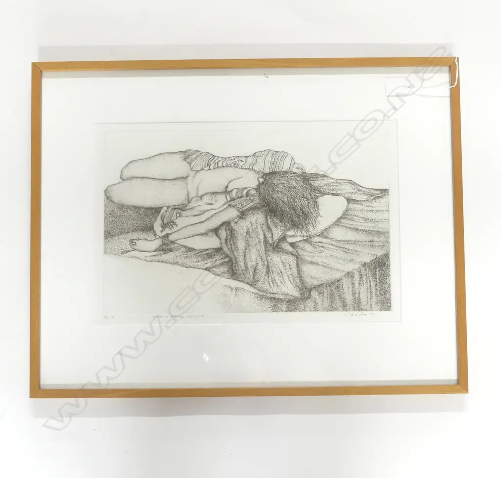 BARRY CLEAVIN (NZ b.1939) ETCHING 11/30 275x415mm Image 1++