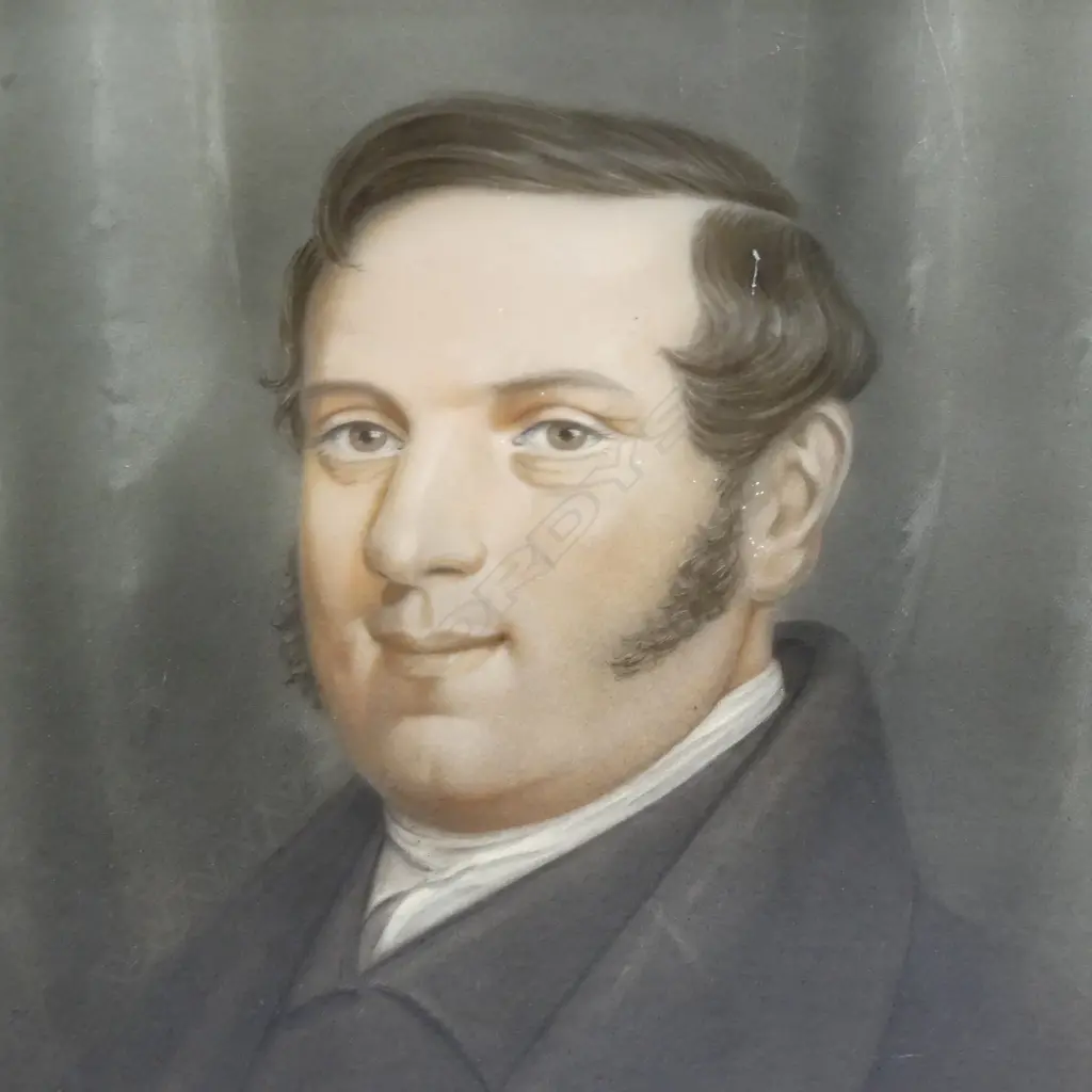 PRINT OF CAPTAIN JAMES WALLACE IN A BLACK WOODEN FRAME, 260 X 830mm Image 1++