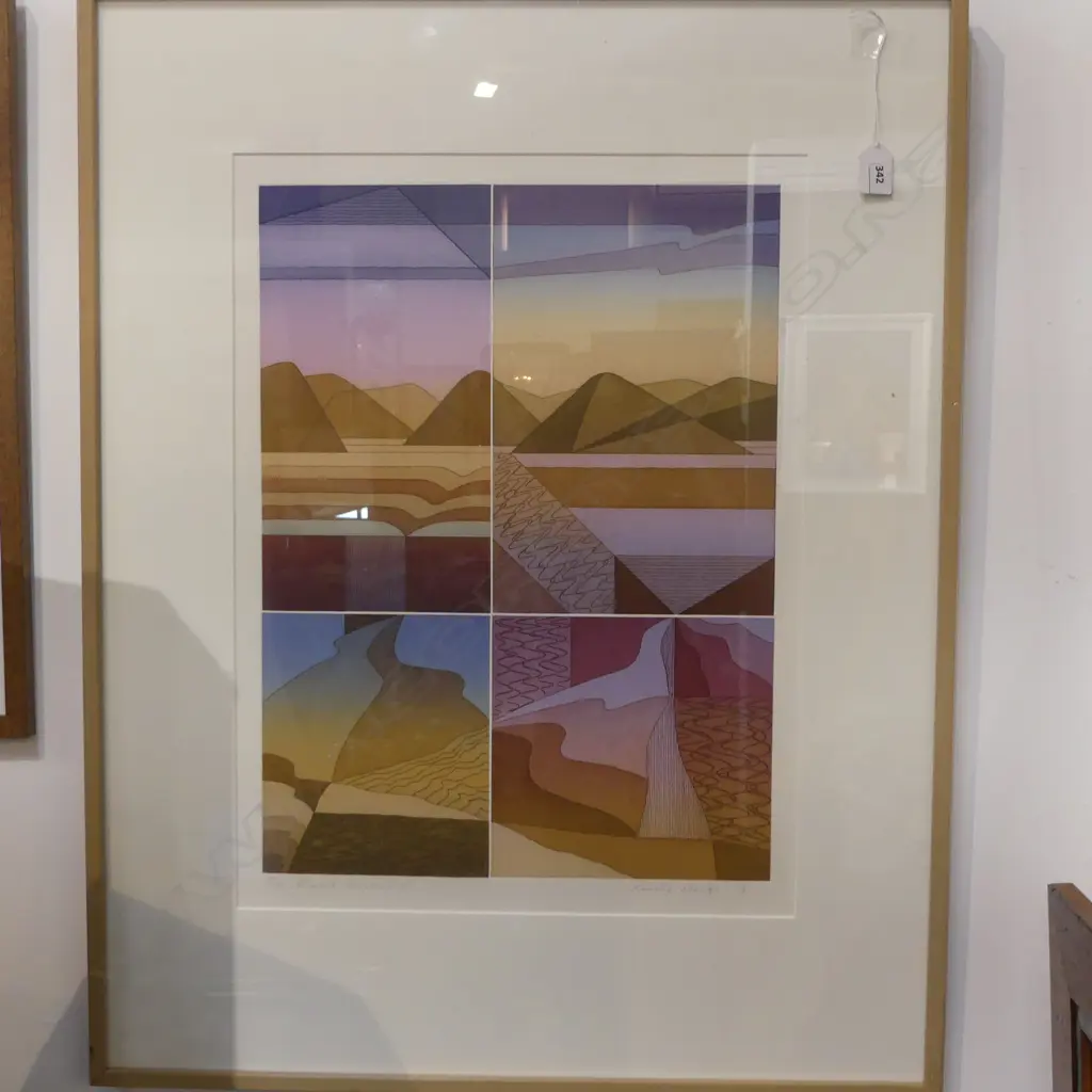 BEVERLEY NEUTZE PRINT - COASTAL VARIATIONS II 550 x 410mm Image 1++