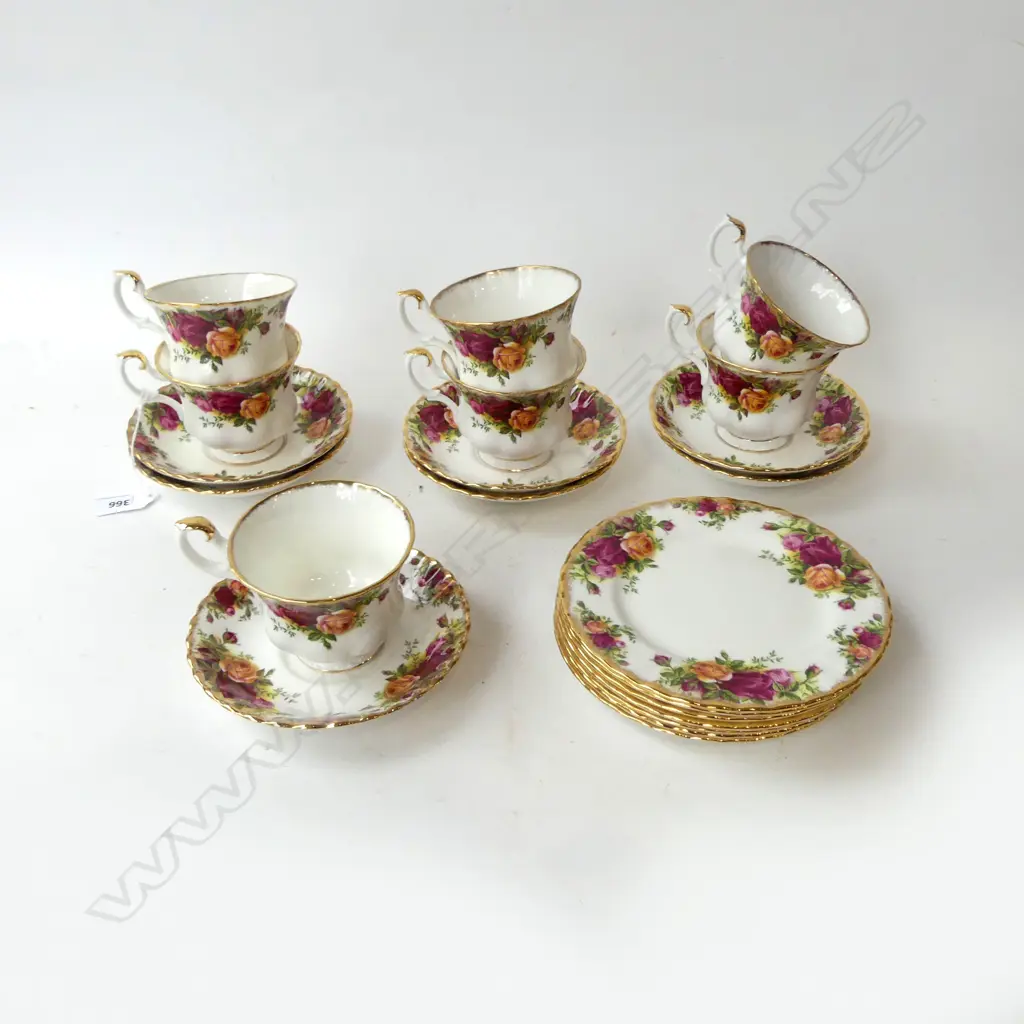 SET OF 7 R/A OLD COUNTRY ROSES CSPS Image 1++