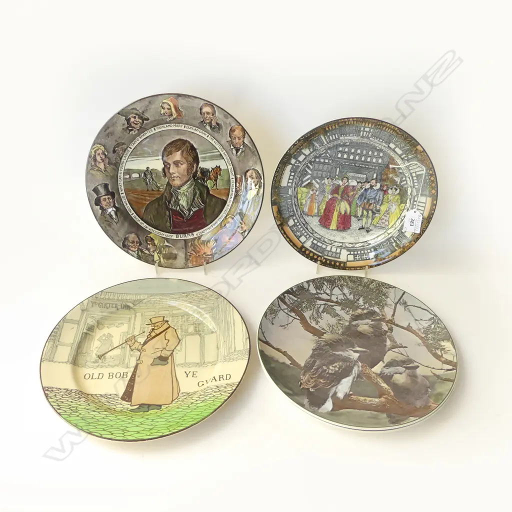 5 RD WALL PLATES MIXED PATS  Image 1++