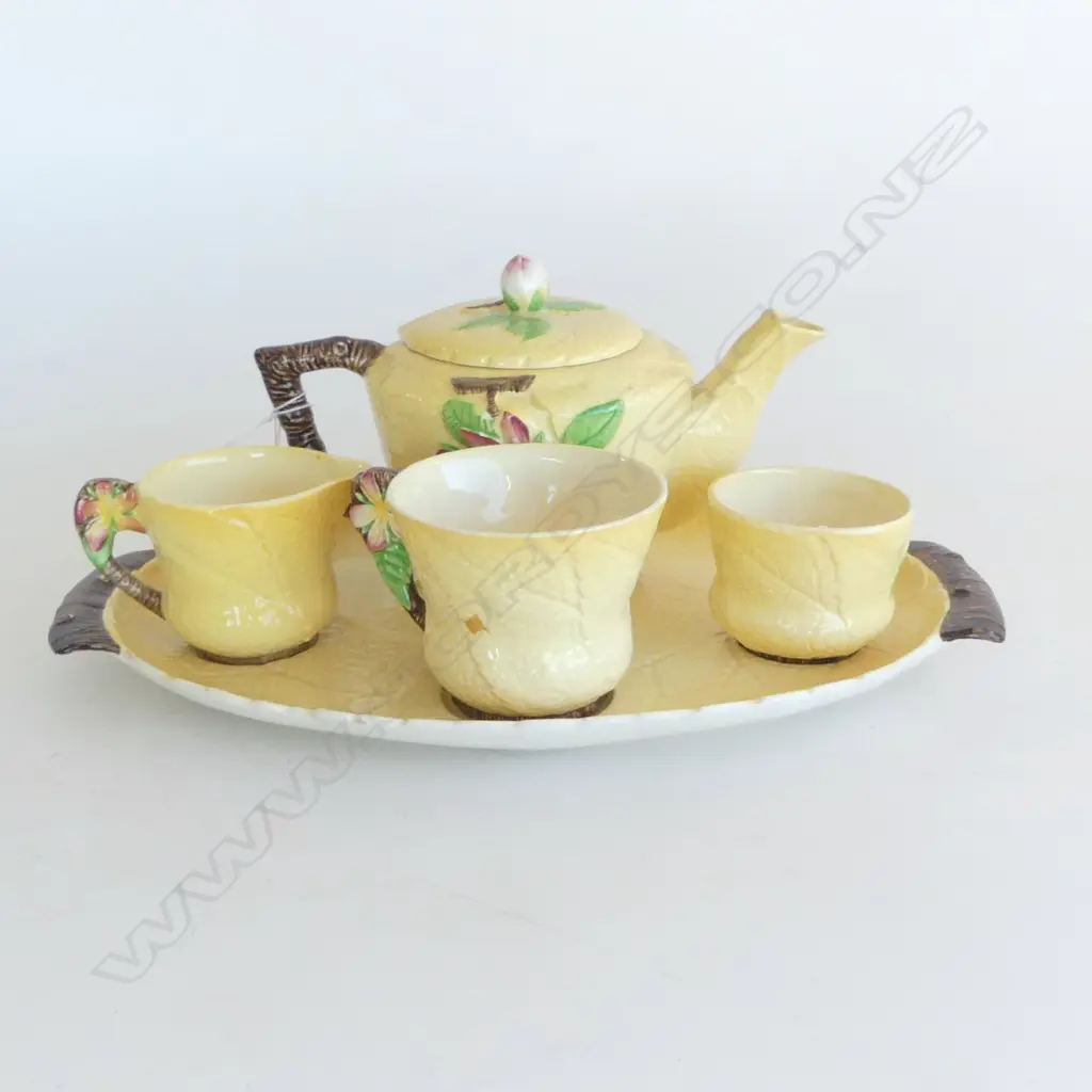 CARLTONWARE  YELLOW LEAF PAT BATCHEOLR TEASET L290MM Image 1++