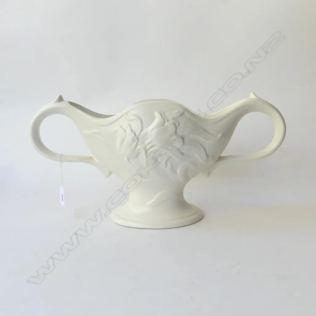 LG SPODE VELAMOUR #K843 MANTLE VASE (CONSTANCE SPRY FULHAM POTTERY STYLE) W.420mm Image 1++