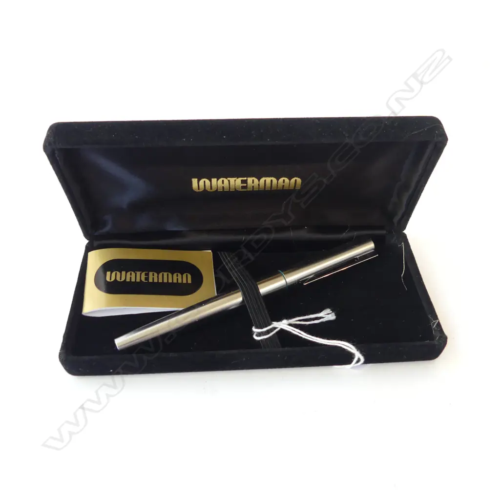VINTAGE WATERMAN FOUNTAIN PEN AS NEW IN BOX WITH LABEL Image 1++