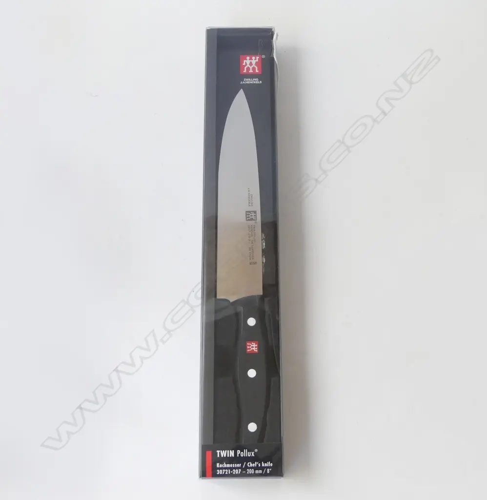 ZWILLING CHEFS KNIFE, 200mm blade, AS NEW IN BOX Image 1++