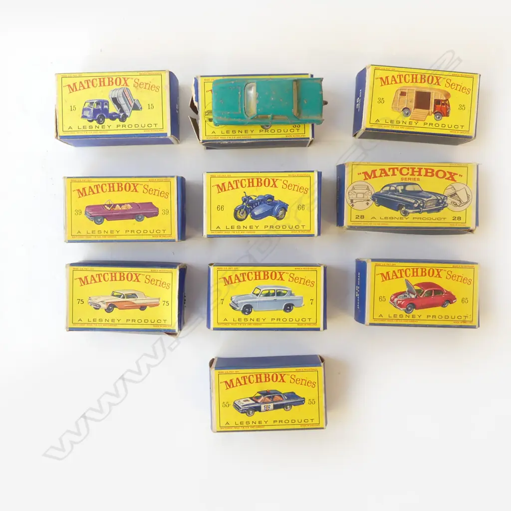 10 ASST. MATCHBOX LESNEY CARS Image 1++