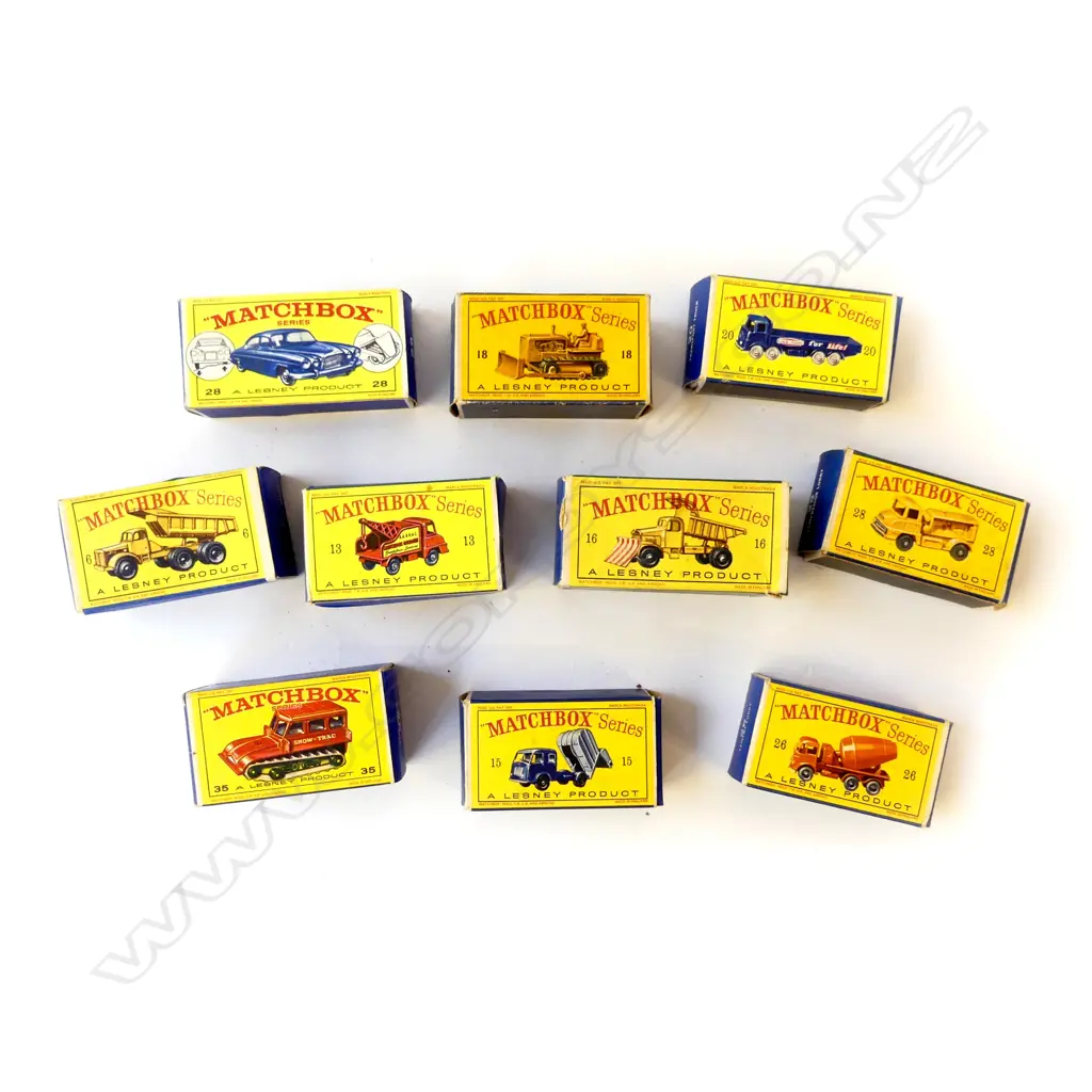 10 ASST. MATCHBOX LESNEY CARS Image 1++