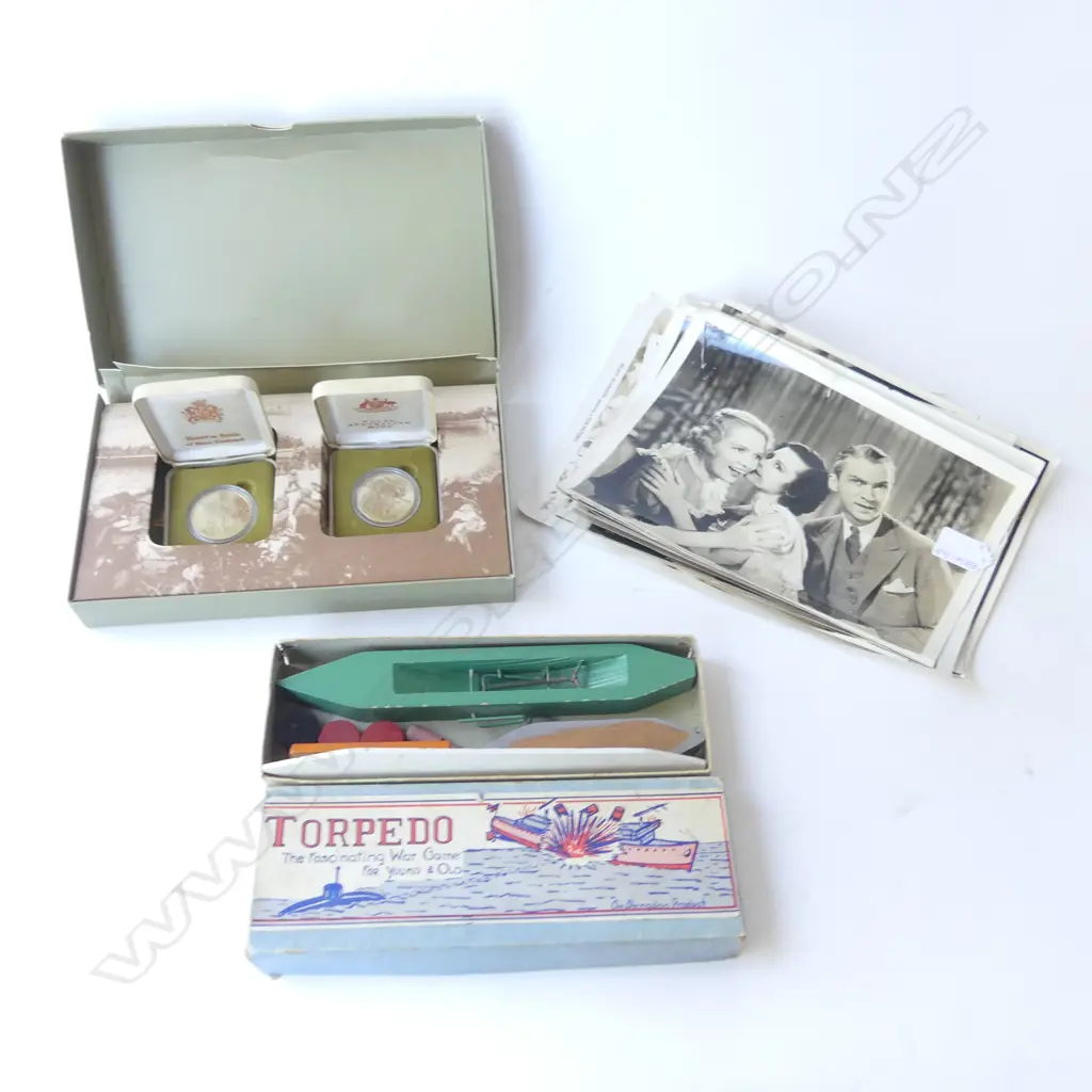 ANZAC 75th ANNIVERSARY COIN SET, 'TORPEDO' BOAT, 1930s FILM STILLS Image 1++