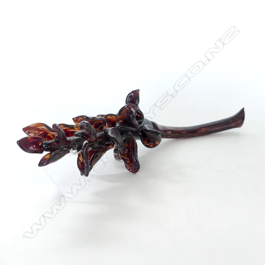 PAUL O'HALLORAN (1965-2011) PLANT STEM, CAST GLASS, L.400mm Image 1++