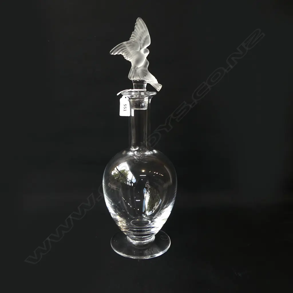 IGOR CARL FABERGE 'KISSING DOVES' DECANTER H.395mm Image 1++
