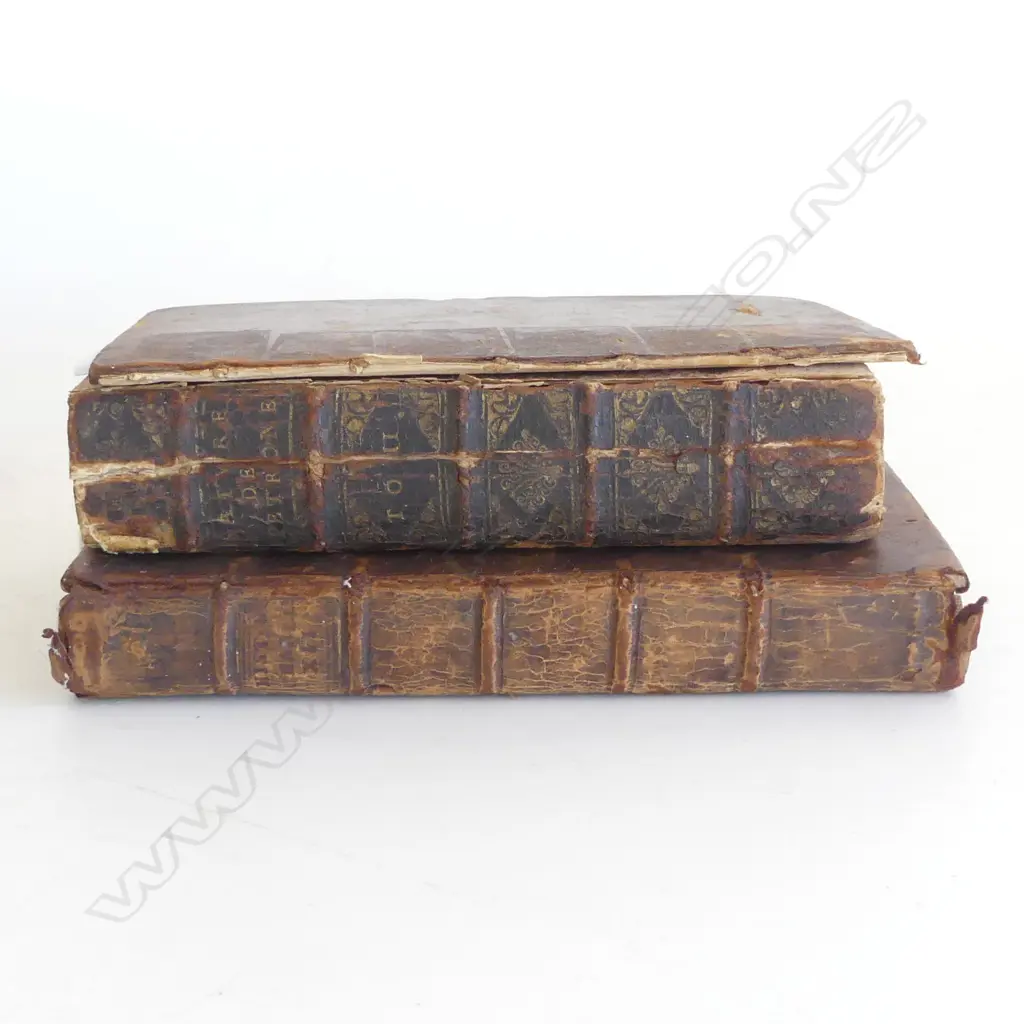 2 ANTIQUARIAN BKS, 'LA SATYRE de PETRONE',1694, IST ED & 'HISTOIRE de CHARLES XII', ROI de SUEDE, VOLTAIRE, 1732, 2ND ED Image 1++