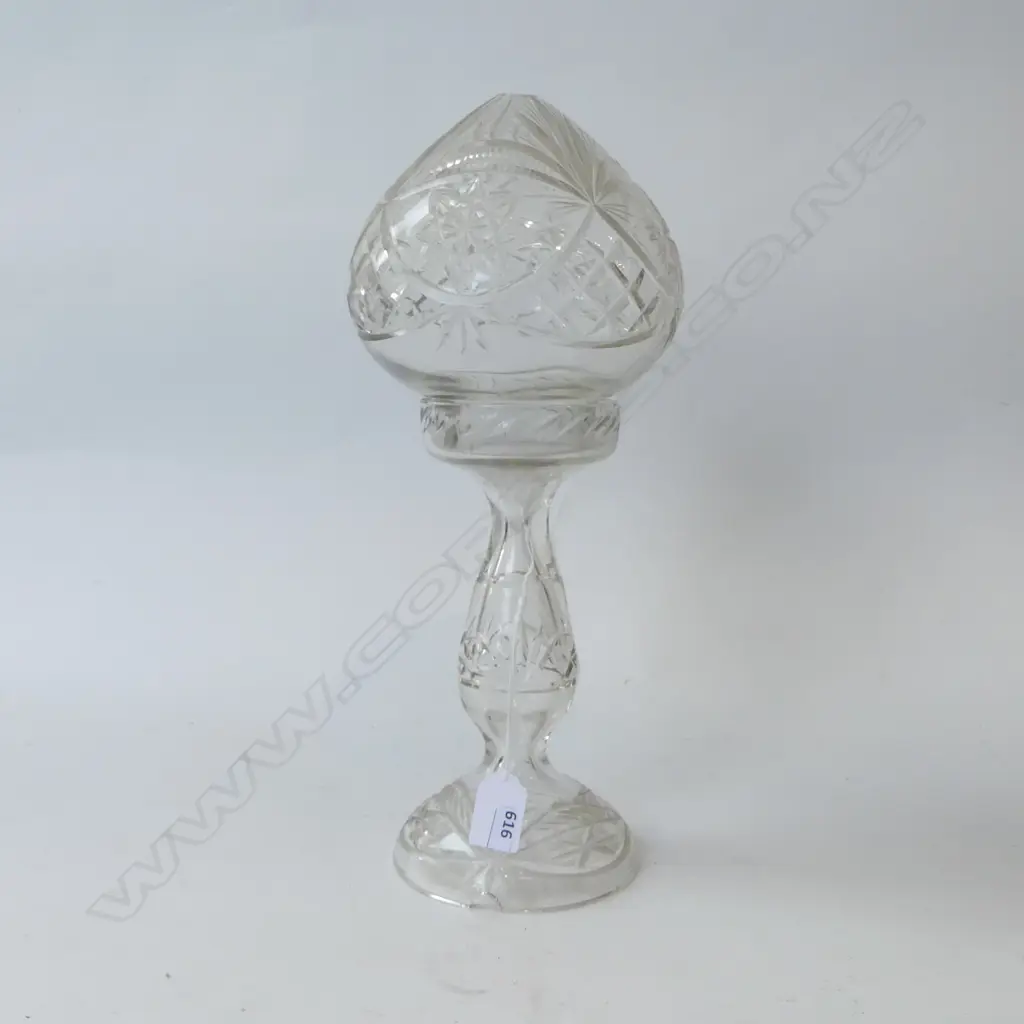 2 PART CRYSTAL LAMP H.370mm (NOT WIRED) Image 1++