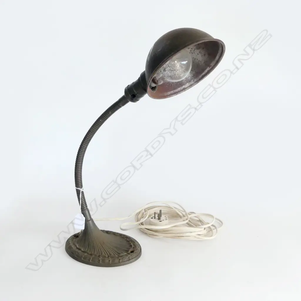 OLD 1920s OFFICE DESK OR WALL LAMP Image 1++