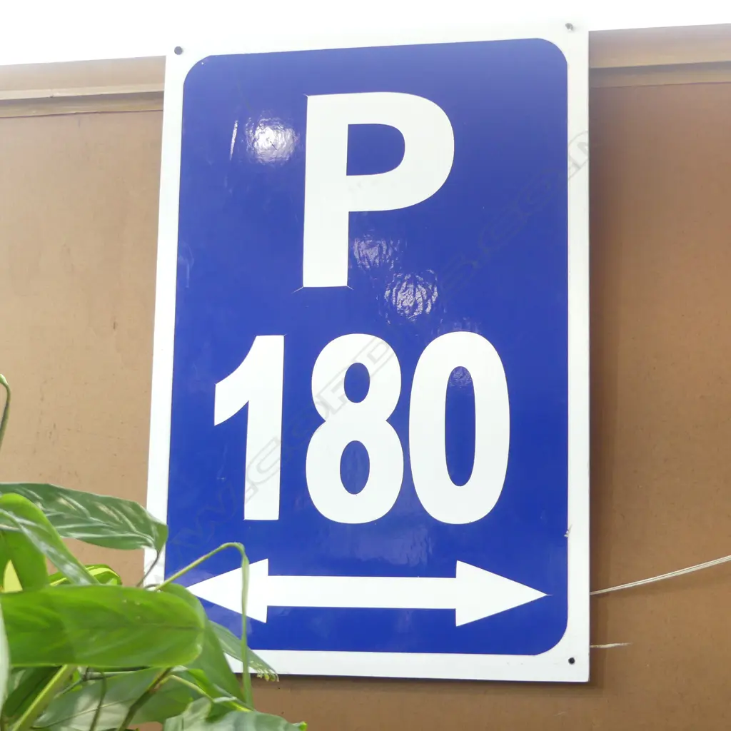 VINTAGE PARKING 80 SIGN + DON’T DO THIS SIGN 620-00MM Image 1++