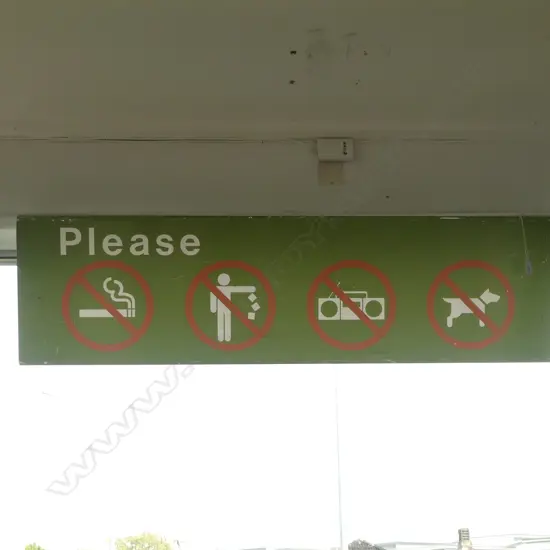 VINTAGE PARKING 80 SIGN + DON’T DO THIS SIGN 620-00MM