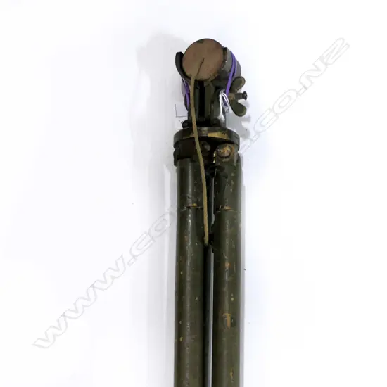 WWII BRITISH SNIPER & ARTILLERY OBSERVER SPOTTING SCOPE TRIPOD No. 21 MK V NZ 1943 H.930mm