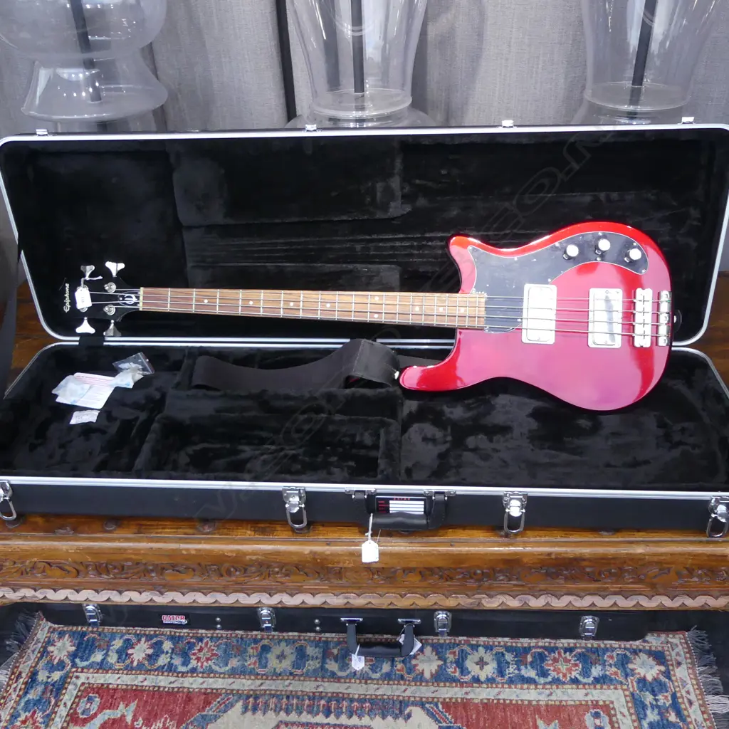 EPIPHONE ELECTRIC BASS WITH HARD CASE Image 1++