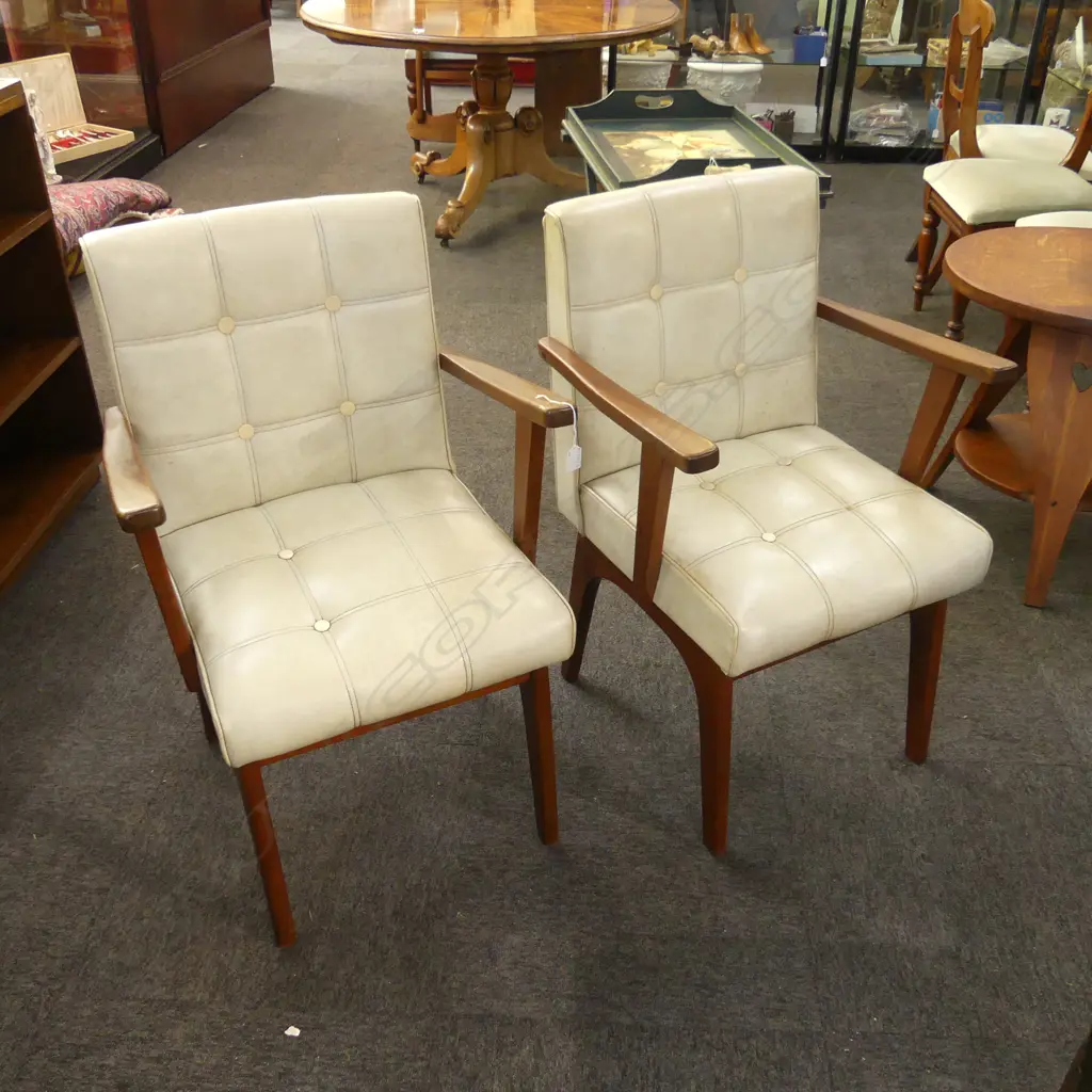 PR RETRO VINYL ARMCHAIRS  Image 1++