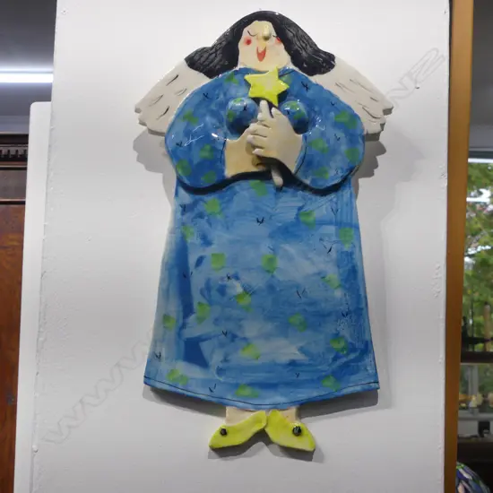 POTTERY ANGEL 340MM