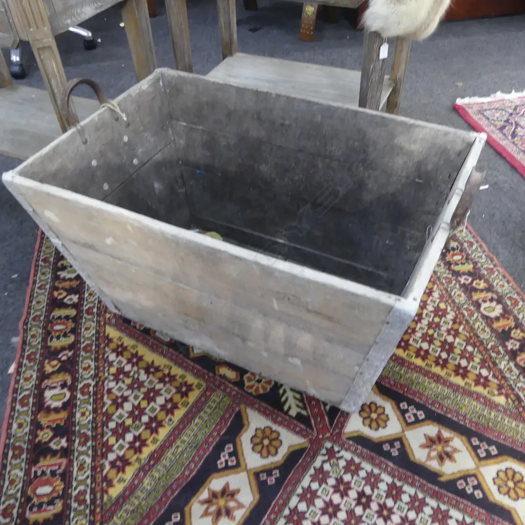 LG RUSTIC WOODEN BASKET 510x830x520mm Image 1++