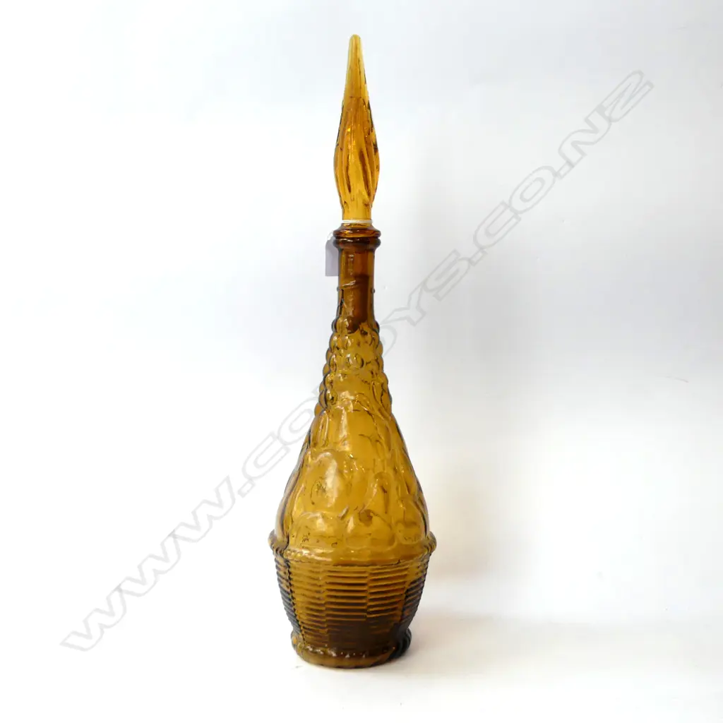 VINTAGE RETRO AMBER GENIE BOTTLE H.510mm Image 1++