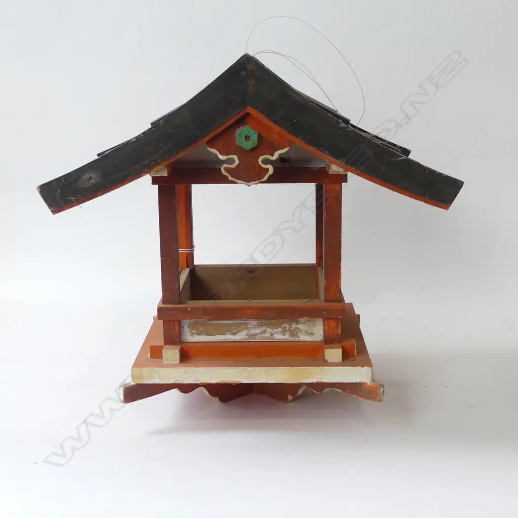 JAPANESE PAGODA BIRD HOUSE H.370mm  Image 1++
