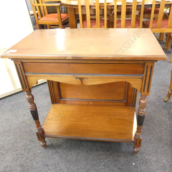 EDWARDIAN MAHOGANY HALL TABLE 815x470x790mm