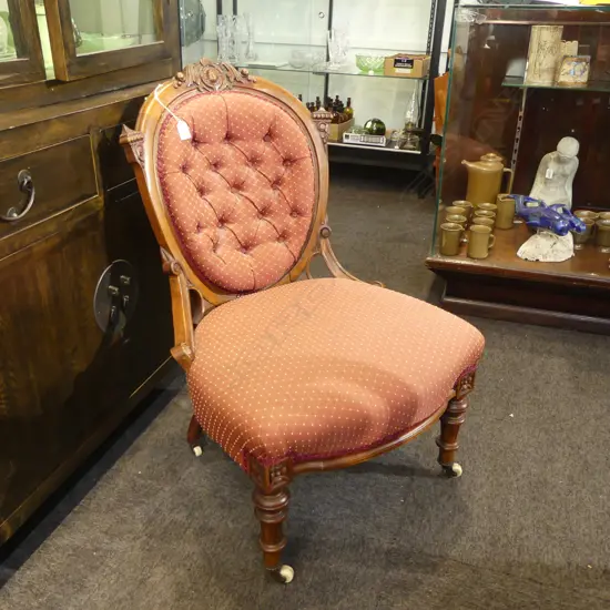 VICTORIAN GRANDMOTHER CHAIR