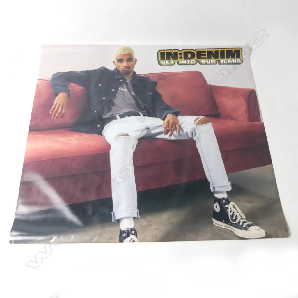 LG PHOTO PRINT BANNER POSTER 'IN:DENIM: GET INTO OUR JEANS' 1650x1790mm Image 1++