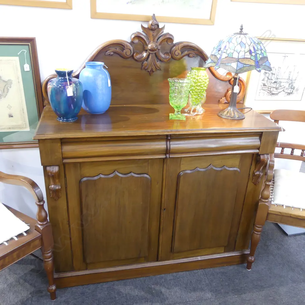 VICTORIAN CHIFFONIER - FRONT PANEL LOOSE 1210x500x1440mm Image 1++