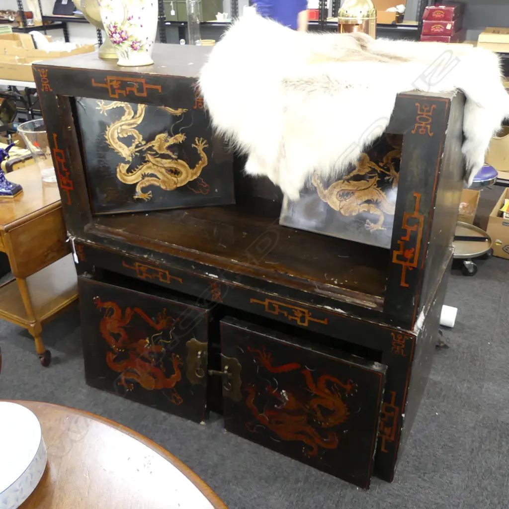 ORIENTAL 2 PART CHEST 1255x550x1200mm Image 1++