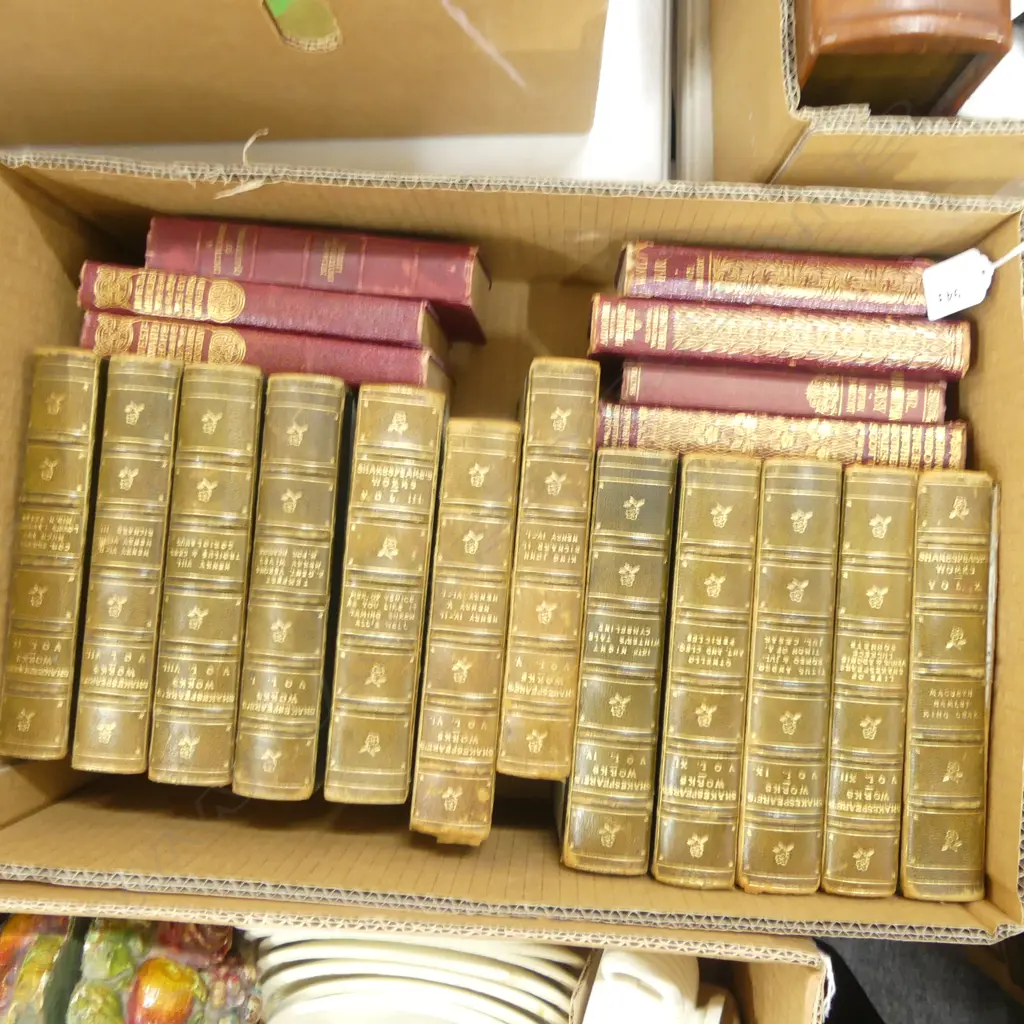ASST. ANTIQUE BOOKS; SHAKESPEARE ETC Image 1++