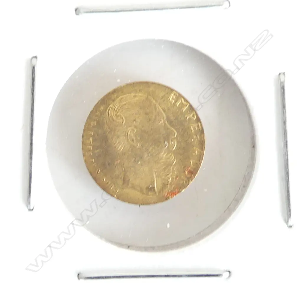 2 MINI 'MEXICANO 1865' GOLD COINS Image 1++