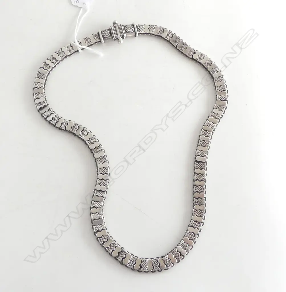 ETHNIC SILVER NECKLACE/BELT 162gm L.700mm Image 1++