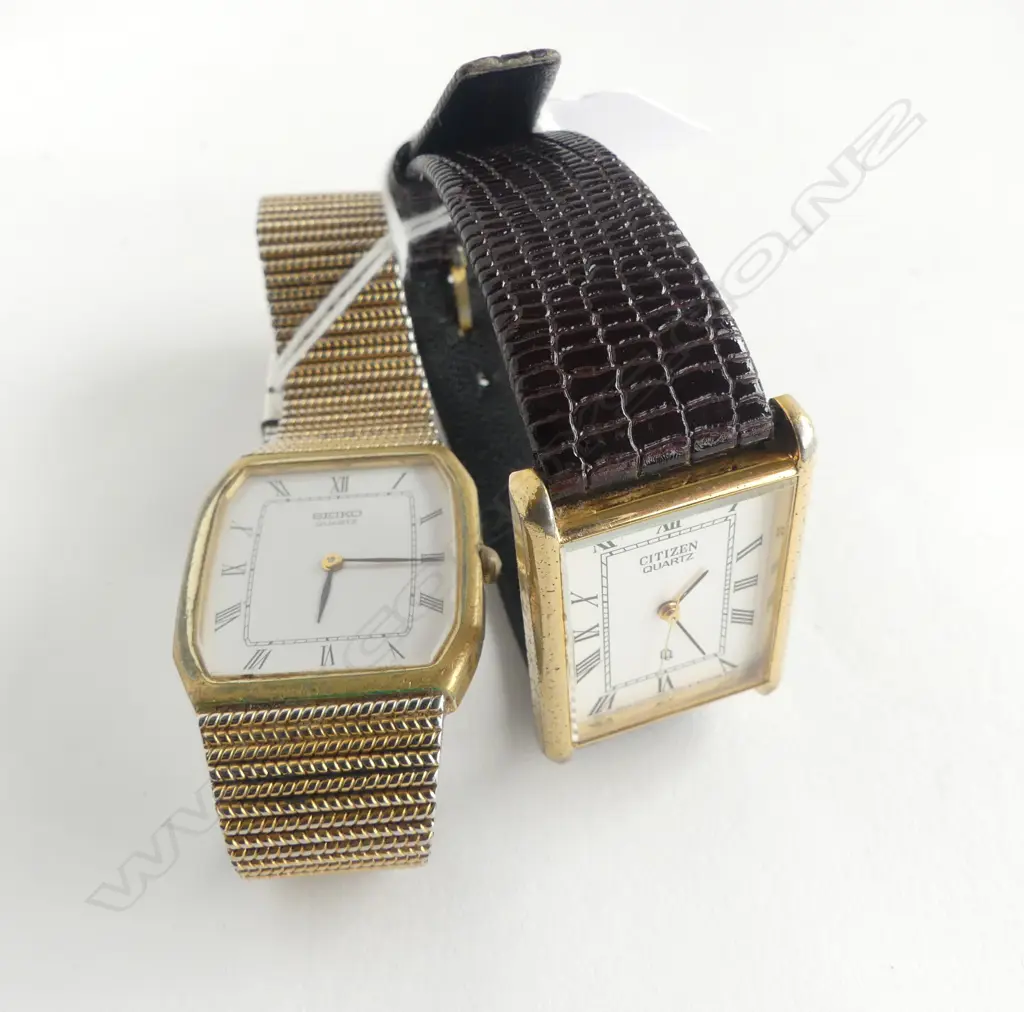 2 QUARTZ WATCHES; SEIKO & CITIZEN Image 1++