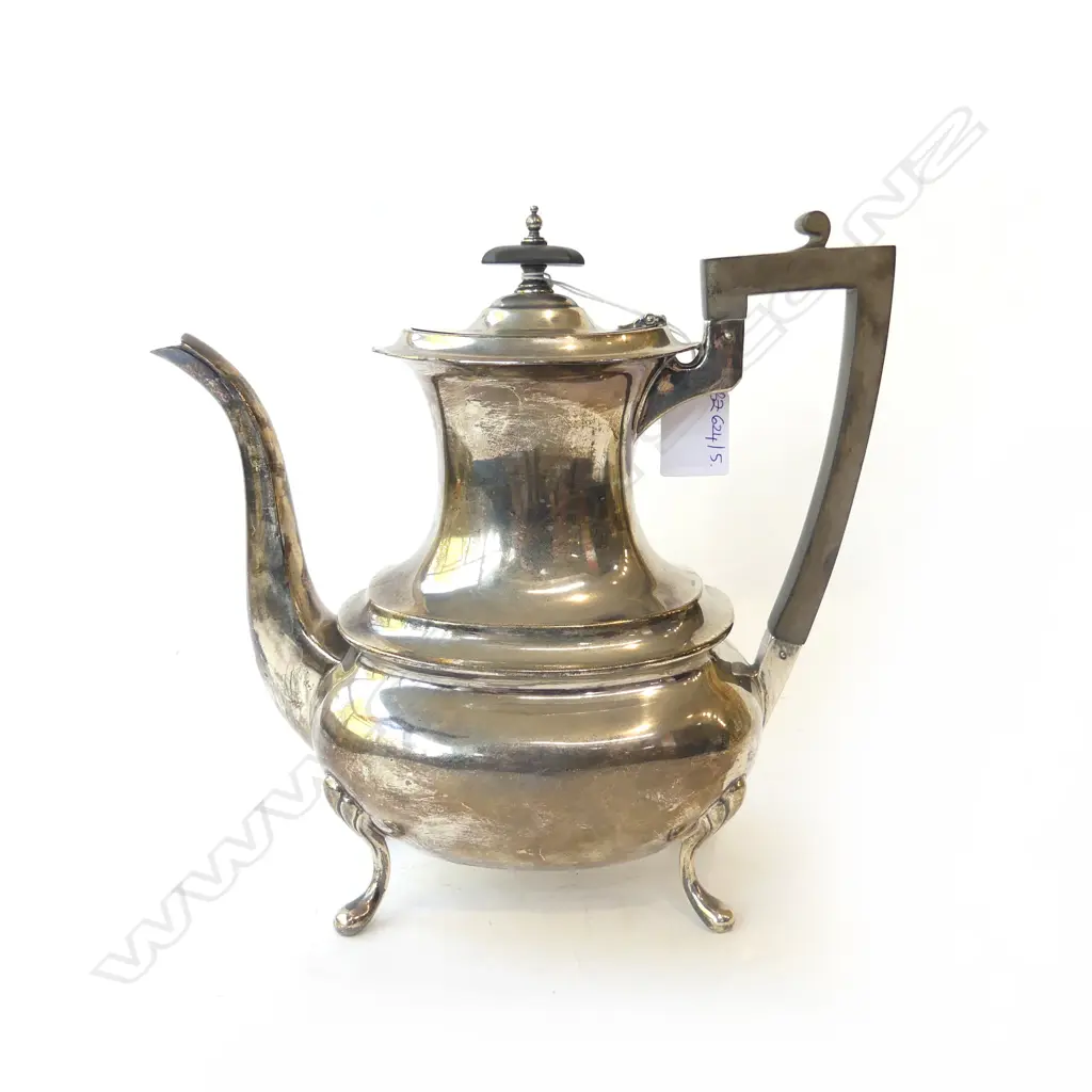 STG SILVER COFFEE POT, SHEFFIELD 1904 850gms Image 1++