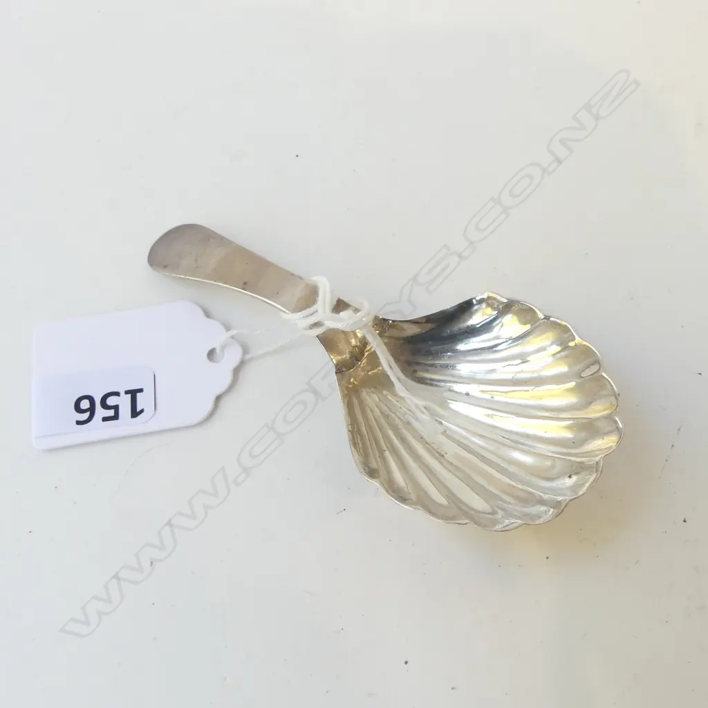 ANTIQUE  SILVER CADDY SPOON, 11gm Image 1++