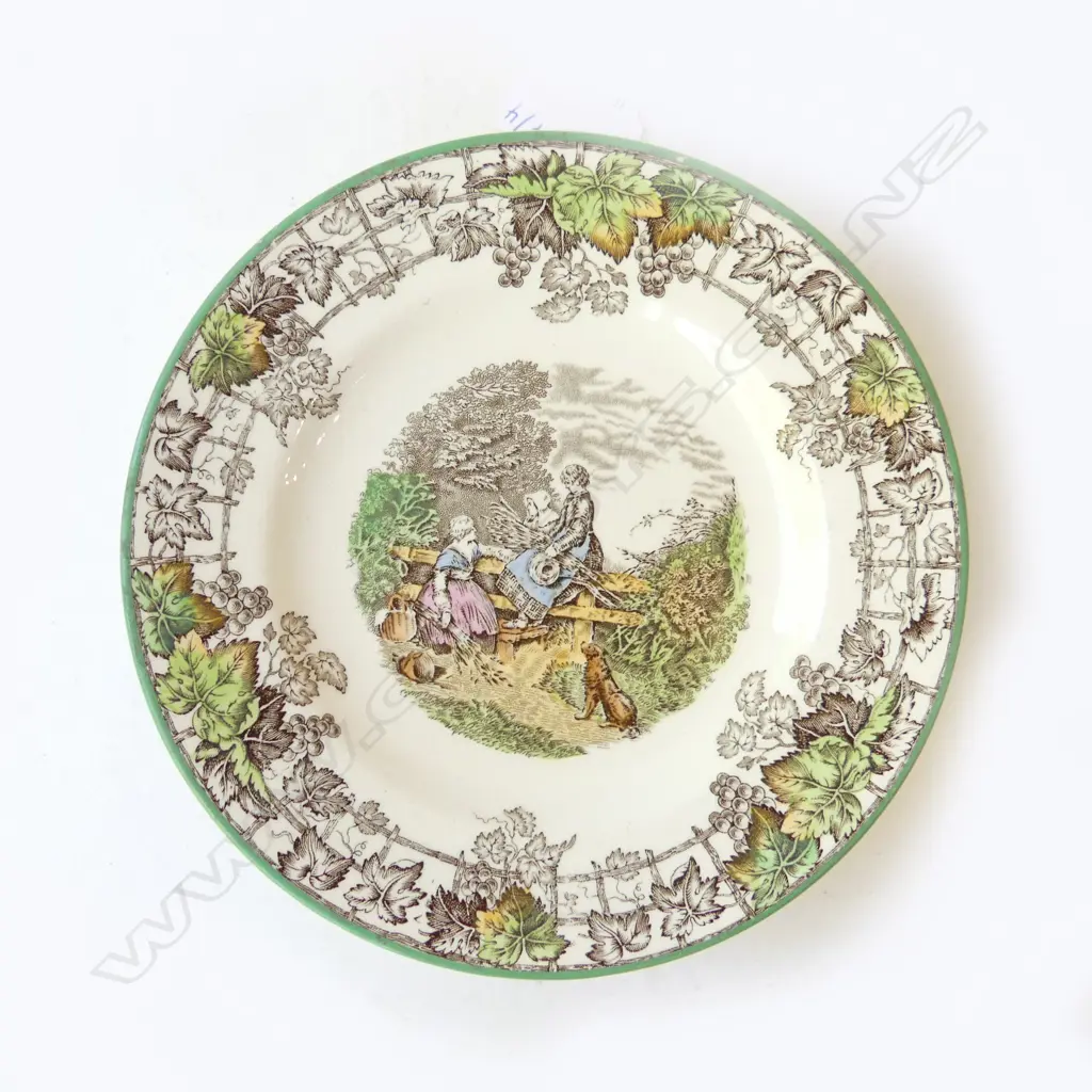 9 COPELAND SPODE BYRON PLATES, D.165MM Image 1++