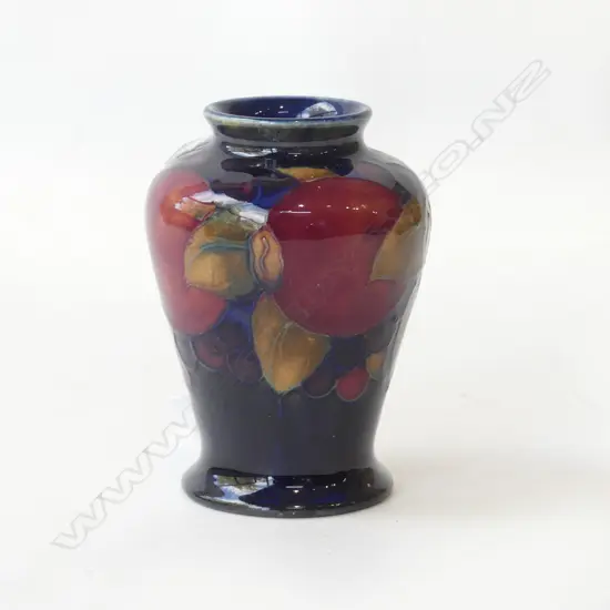 SMALL MOORCROFT  POMEGRANATE  VASE, H.90mm