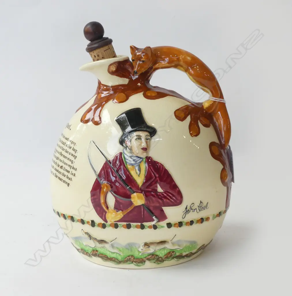 CROWN DEVON JOHN PEEL MUSICAL JUG, H.220mm Image 1++