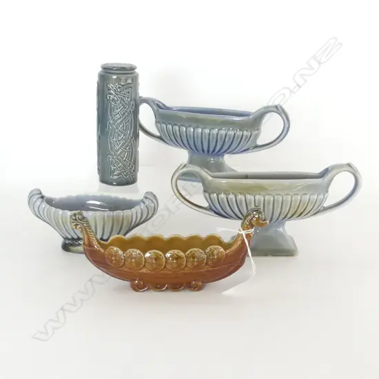 5 PC VINTAGE IRISH & ENGLISH WADE PORCELAIN