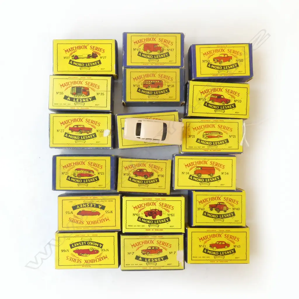 18 ASST. MATCHBOX LESNEY MODEL VEHICLES Image 1++