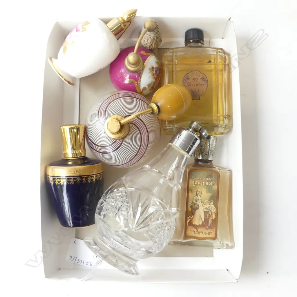 SEVEN VINTAGE PERFUME BOTTLES Image 1++