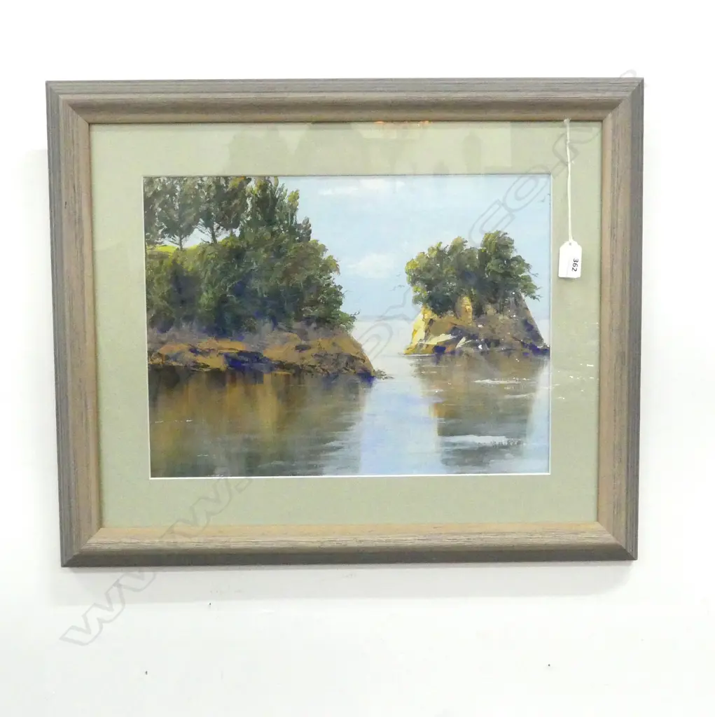 ARTIST UNKNOWN, COASTAL OIL ON BOARD, 295x395mm Image 1++