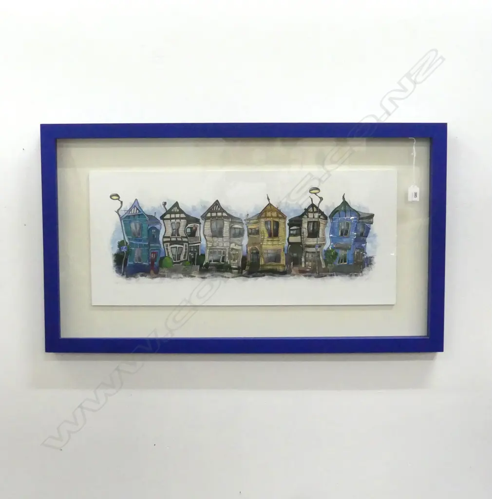 SAM LEWRY 'THE SIX SISTERS, NAPIER NZ' 2013 PRINT, 60/100 300x690mm Image 1++