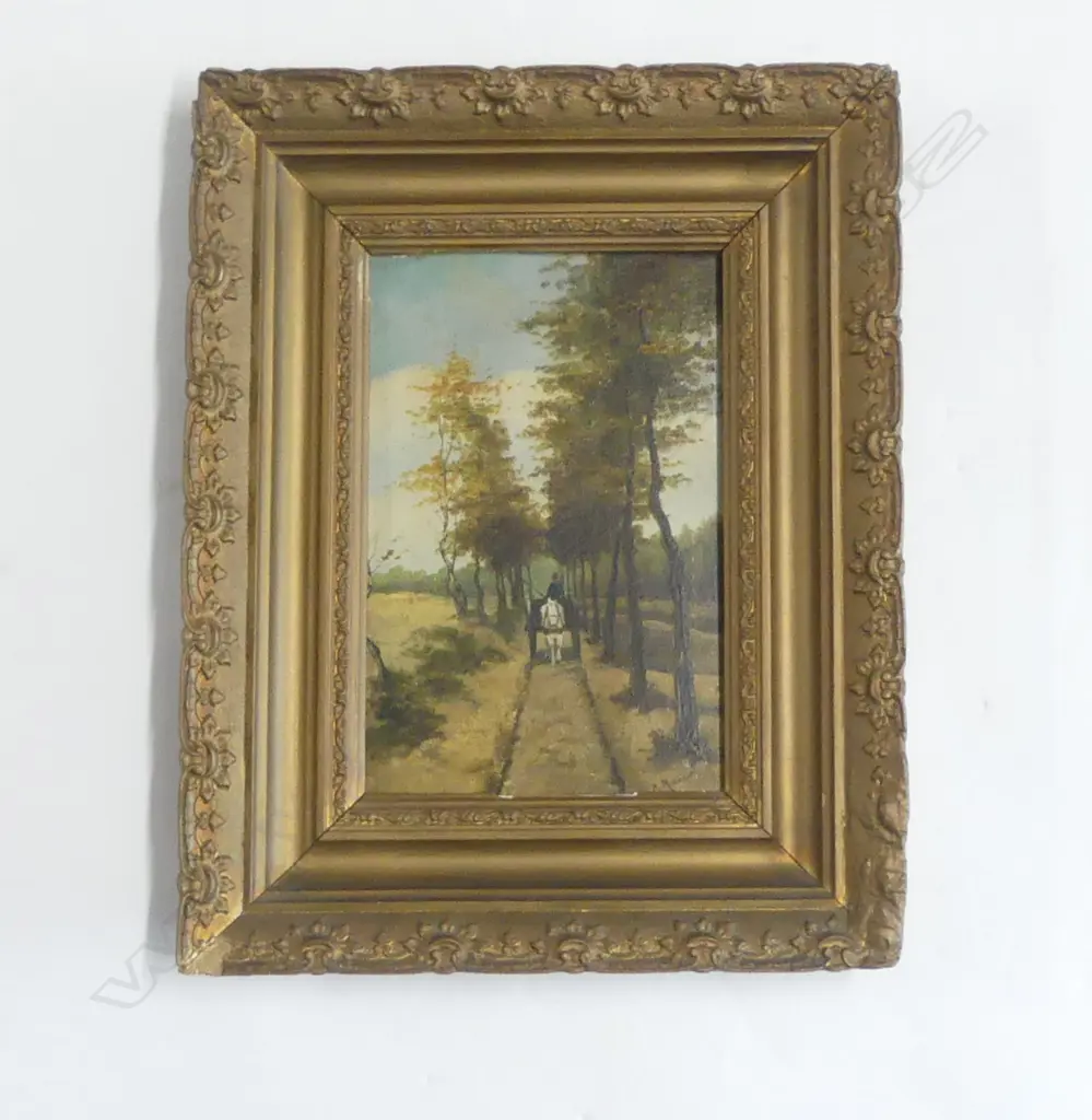 19THC OIL ON BOARD (in the manner of Anton Mauve) 250 x 170mm Image 1++
