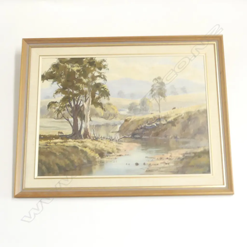 JOHN SPEEDY 'SEVEN CREEKS, VICTORIA' OIL ON BOARD, 430x595mm Image 1++